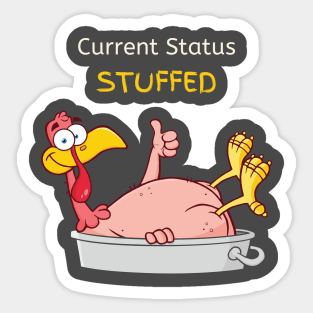 Current Status STUFFED Sticker